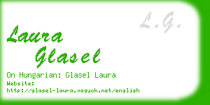 laura glasel business card